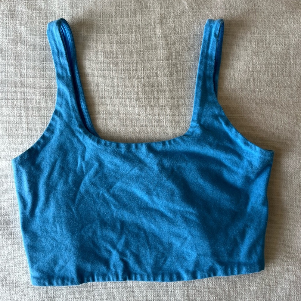 Wild Fable Blue Crop Top